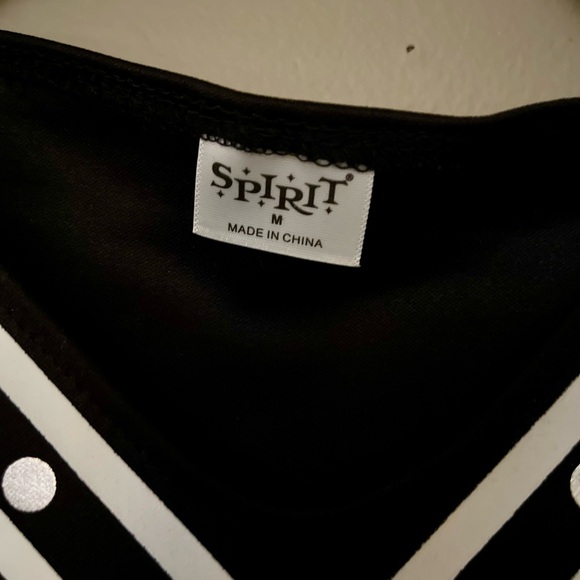 Spirit Halloween Punk Skull Costume Dress | Girls M | Black Pink Mesh - Picture 3 of 4